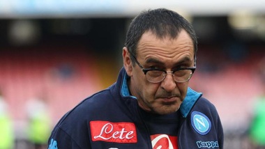 Napoli, Sarri: «Juventus, un macigno sulla testa»