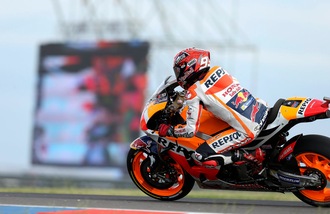 MotoGp, Argentina: Pole Marquez, Rossi è secondo