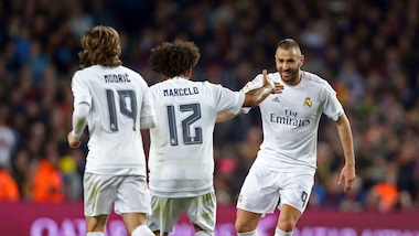 Liga: Barcellona-Real Madrid 1-2, Benzema e Ronaldo per il Clasico