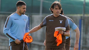 Lazio, Simone Inzaghi dirige il primo allenamento