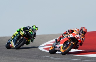 Austin, Marquez il più veloce. Rossi settimo