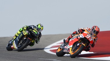 Austin, Marquez il più veloce. Rossi settimo