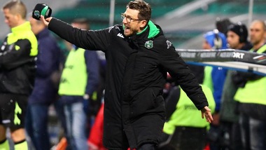 Serie A Sassuolo, Di Francesco: «Col Genoa avremmo meritato di più»