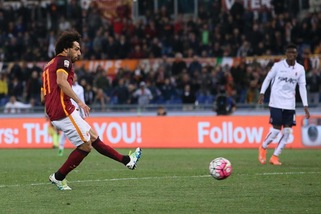 Roma-Bologna 1-1, Salah risponde a Rossettini
