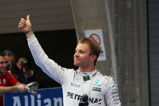 F1 Mercedes, Rosberg: «Soddisfatto per la pole»