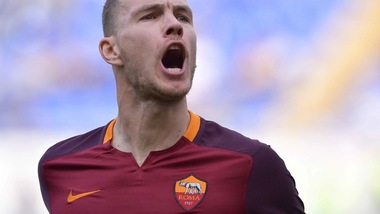 Serie A Roma, con l'Atalanta Dzeko dal primo minuto