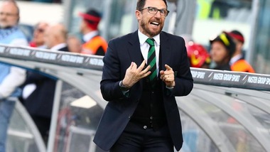 Serie A Sassuolo, Di Francesco: «Non è una resa, ma l'Europa svanisce»