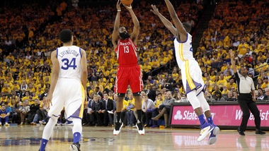 Harden beffa Golden State, Raptors e Thunder sul 2-1