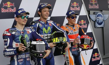 MotoGP, Rossi: «Felice per la pole, ma domani sarà dura»