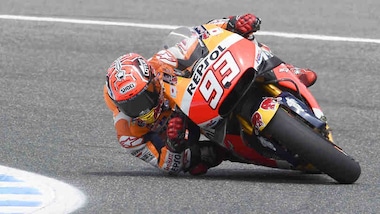 MotoGp, Jerez: Marquez e Rossi dominano il warm up