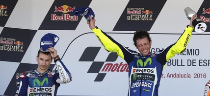 MotoGp, Rossi: «Ho goduto a stare davanti a tutti»