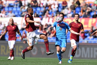 Serie A, Roma-Napoli 1-0: Nainggolan. La Juventus è campione d'Italia