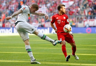 Bundesliga: Bayern Monaco-Borussia Moenchegladbach 1-1, nessuna festa per i bavaresi