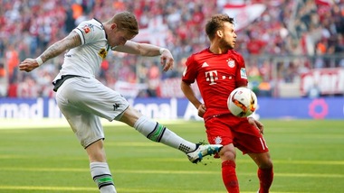 Bundesliga: Bayern Monaco-Borussia Moenchegladbach 1-1, nessuna festa per i bavaresi