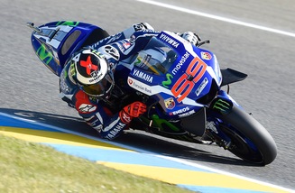 MotoGp Le Mans: Lorenzo primo nelle ultime libere, Rossi è 3°