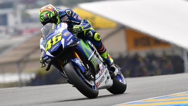 MotoGp Le Mans, Rossi: «Sbagli in qualifica, dura in terza fila»