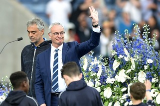 Leicester, Bocelli alla festa al King Power Stadium