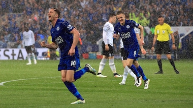 Premier League: festa completa per il Leicester, titolo e 3-1 all'Everton