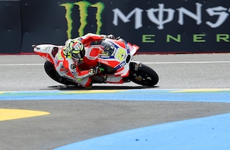 MotoGp Le Mans: nel warm up avanti Iannone, Rossi è 6°