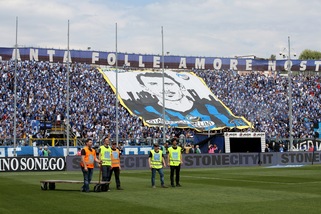 Atalanta, il saluto dei tifosi a Bellini