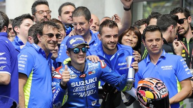 MotoGp Le Mans, Vinales: «Gara al 100%, felice per il team»