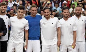 Internazionali d'Italia: Totti e la Roma, show al Foro Italico
