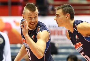 Gli azzurri di Blengini al lavoro a Cavalese