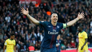 Ligue 1, Psg-Nantes 4-0: Ibrahimovic nella storia con 38 gol