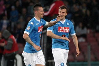 Napoli, Hamsik come Maradona: «Felice per Champions e aggancio a Diego»