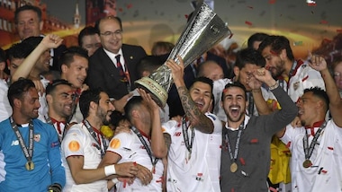 Europa League, grande festa del Siviglia