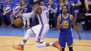 Westbrook schianta i Warriors, OKC sul 3-1