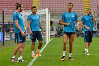Champions League, l'allenamento del Real Madrid a San Siro