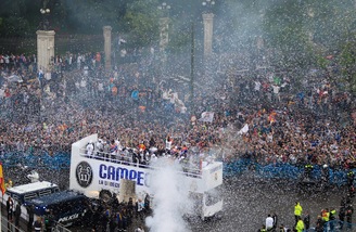 Champions League, Madrid impazzisce per i suoi "Campeones"