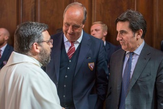 Ventura si sposa a Bari: Cairo fa il testimone, c'è anche Chiambretti