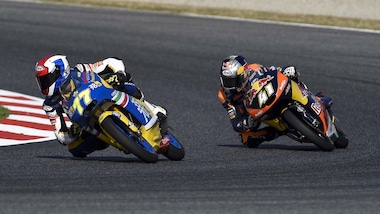 Moto3 Catalogna, festeggia Navarro