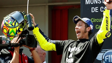 MotoGp, Rossi: «Vittoria bellissima, è per Salom»