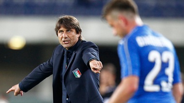 Italia, Conte: «Motta può migliorare. Agli attaccanti serve fortuna»