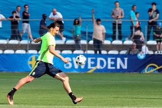 Euro 2016 Svezia, il primo allenamento francese di Ibrahimovic