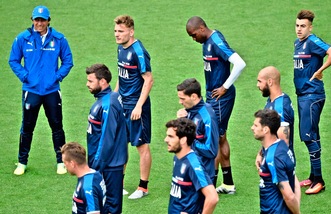 Euro 2016: primo allenamento per gli Azzurri a Montpellier
