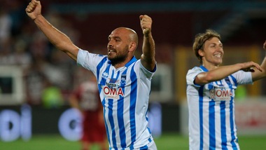 Trapani-Pescara 1-1, la squadra di Oddo festeggia la A