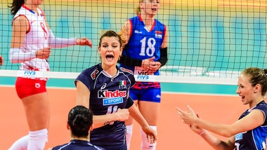 L'Italia si fa bella e supera la Serbia 3-1. Ortolani in posto 4