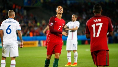 Euro 2016, Portogallo-Islanda 1-1: Nani illude, Bjarnason pareggia