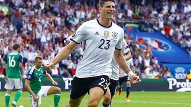 Euro 2016 Irlanda del Nord-Germania 0-1, basta un gol di Gomez al 29'