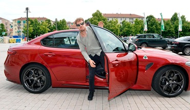 Vettel, passione Rossa anche con Alfa Giulia