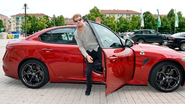 Vettel, passione Rossa anche con Alfa Giulia