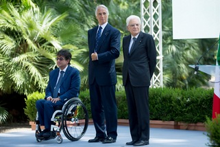Olimpiadi: la consegna del tricolore al Quirinale, le immagini