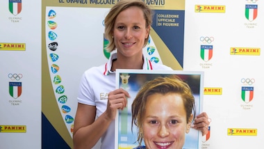 "Italia Team", Federica Pellegrini nelle figurine dedicate alle Olimpiadi