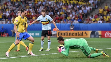 Euro 2016, Courtois: «Ultima di Ibra con la Svezia? Peccato sia andata così»