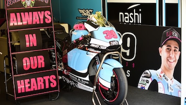 Moto2, il team SAG: «Finiremo il Mondiale per onorare Salom»