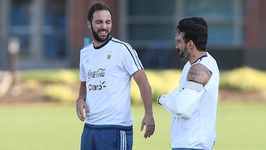 Copa America, il gesso non ferma Lavezzi: c'è anche lui all'allenamento